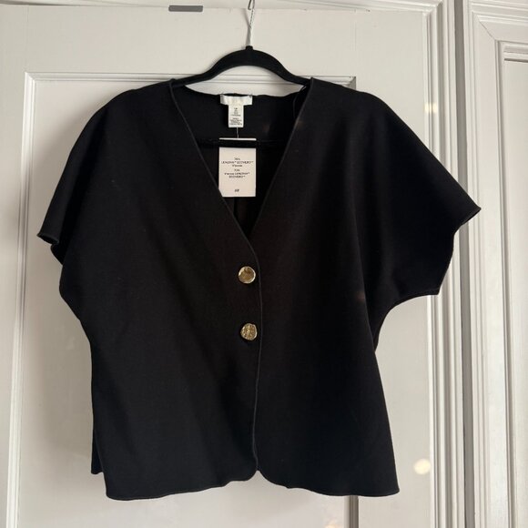 NWT H&M BUTTON-FRONT TOP - Picture 2 of 7